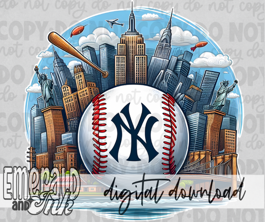 Baseball City - NY Blue