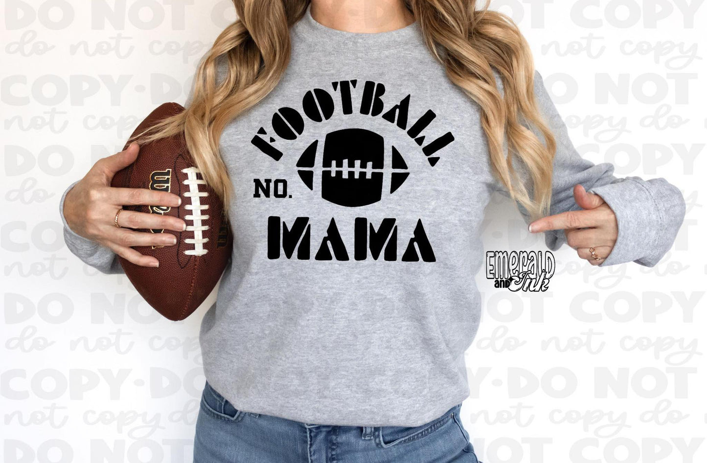 Football Mama - regular screen print transfer