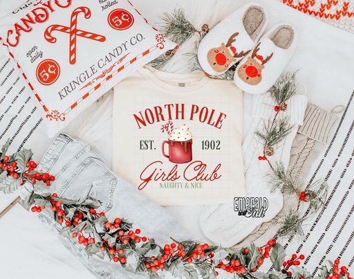 North Pole Girls Club - DTF Transfer*TAT 7 biz days