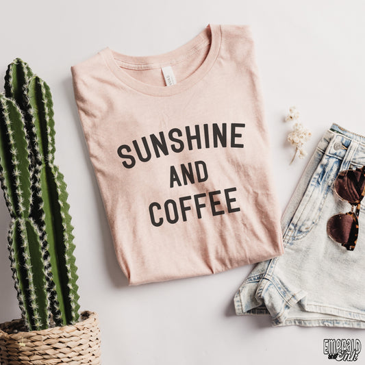 Sunshine and Coffee - DTF Transfer
