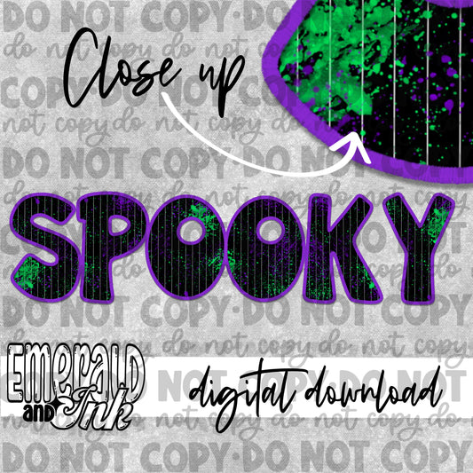 Spooky Faux Embroidery - Digital Download