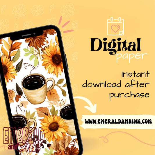 Coffee Season Paper - Digital Download