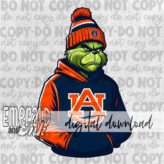 Mean Green Spirit Wear - Alabama Orange - Digital Download