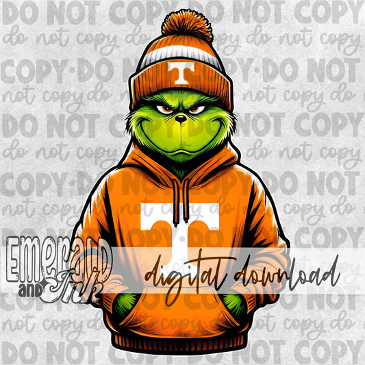 Mean Green Spirit Wear - Tennessee Orange - Digital Download