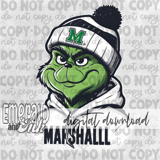 Mean Green Spirit Wear - Marshall - Digital Download