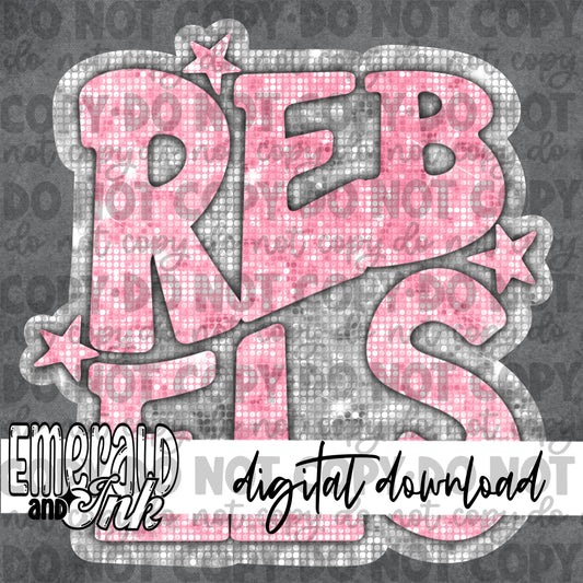 Rebels Blingy Pink - Digital Download