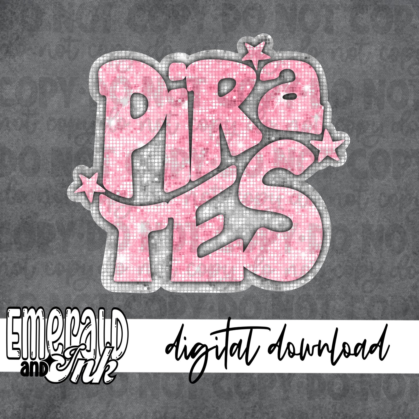 Pirates Blingy Pink - Digital Download