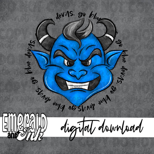 Go Blue Devils - Digital Download