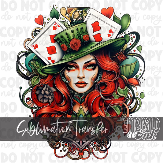 Queen of Hearts Inspired 2 - Adult Size Sublimation Transfer