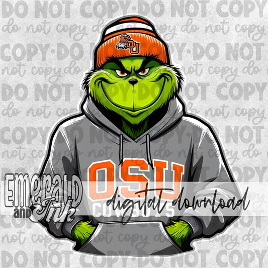 Mean Green Spirit Wear - Oklahoma Orange - Digital Download