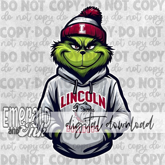 Mean Green Spirit Wear - Lincoln Red - Digital Download