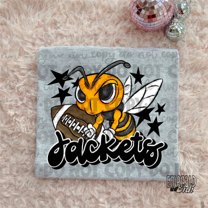 Mascot - Jackets (w/bee) - DTF Transfer - TAT 5-7 biz days