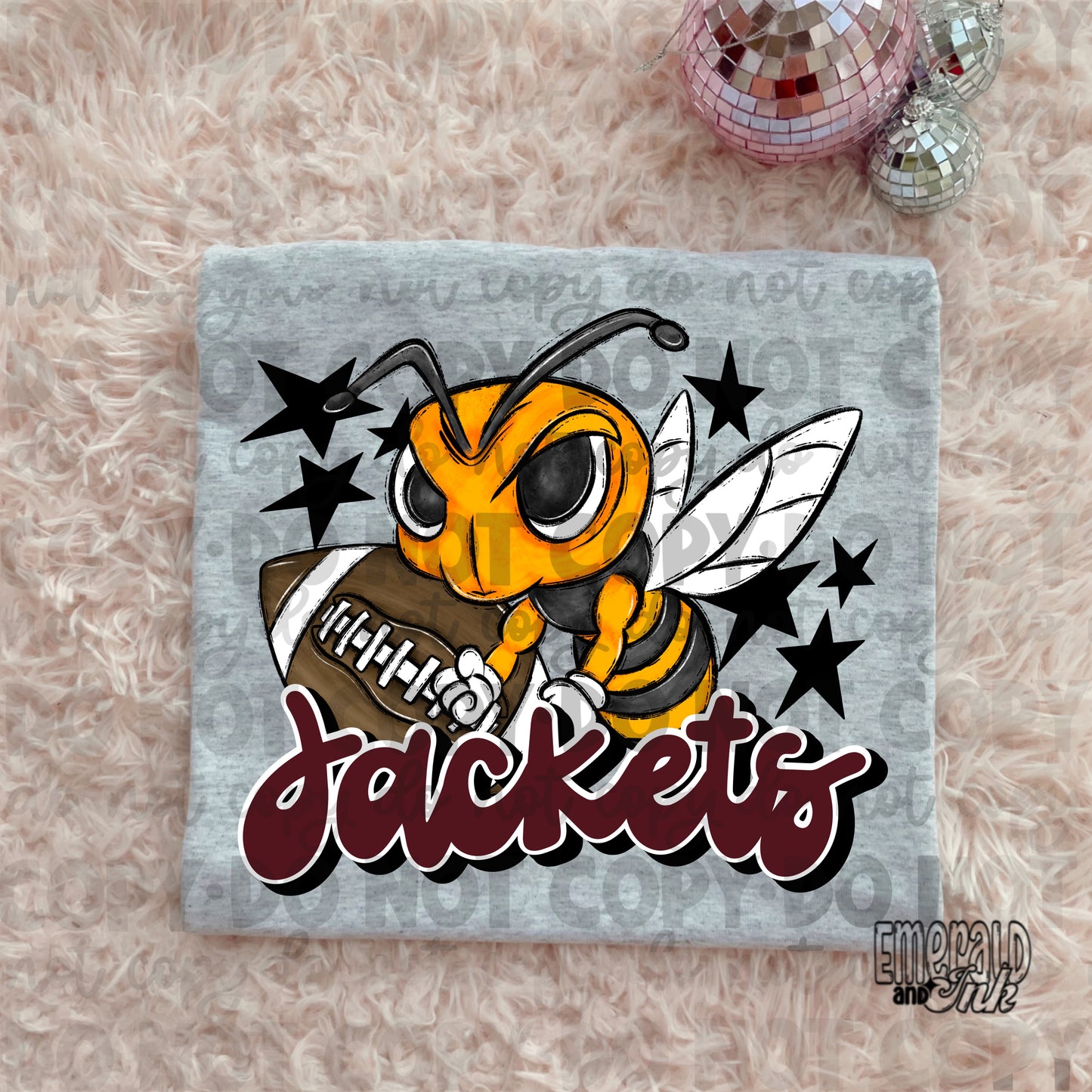 Mascot - Jackets (w/bee) - DTF Transfer - TAT 5-7 biz days