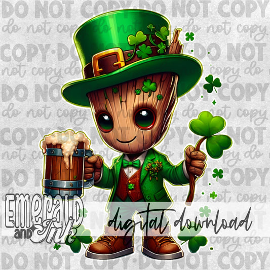 St Patricks Day TreeMan - DIGITAL Download