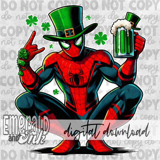 St Patricks Day Spidey 2 - DIGITAL Download