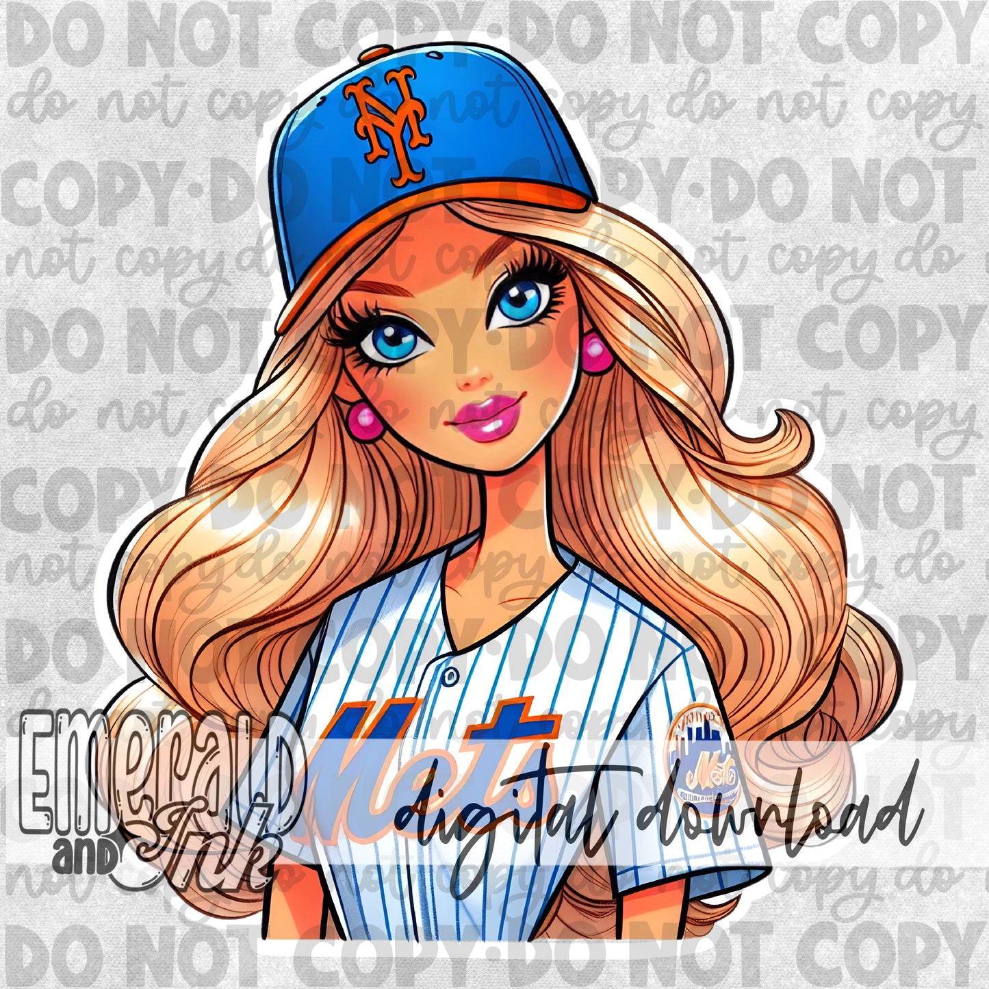 Baseball Doll - Queens - DIGITAL Download