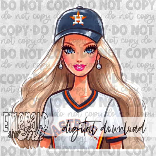 Baseball Doll - Minute Maid - DIGITAL Download