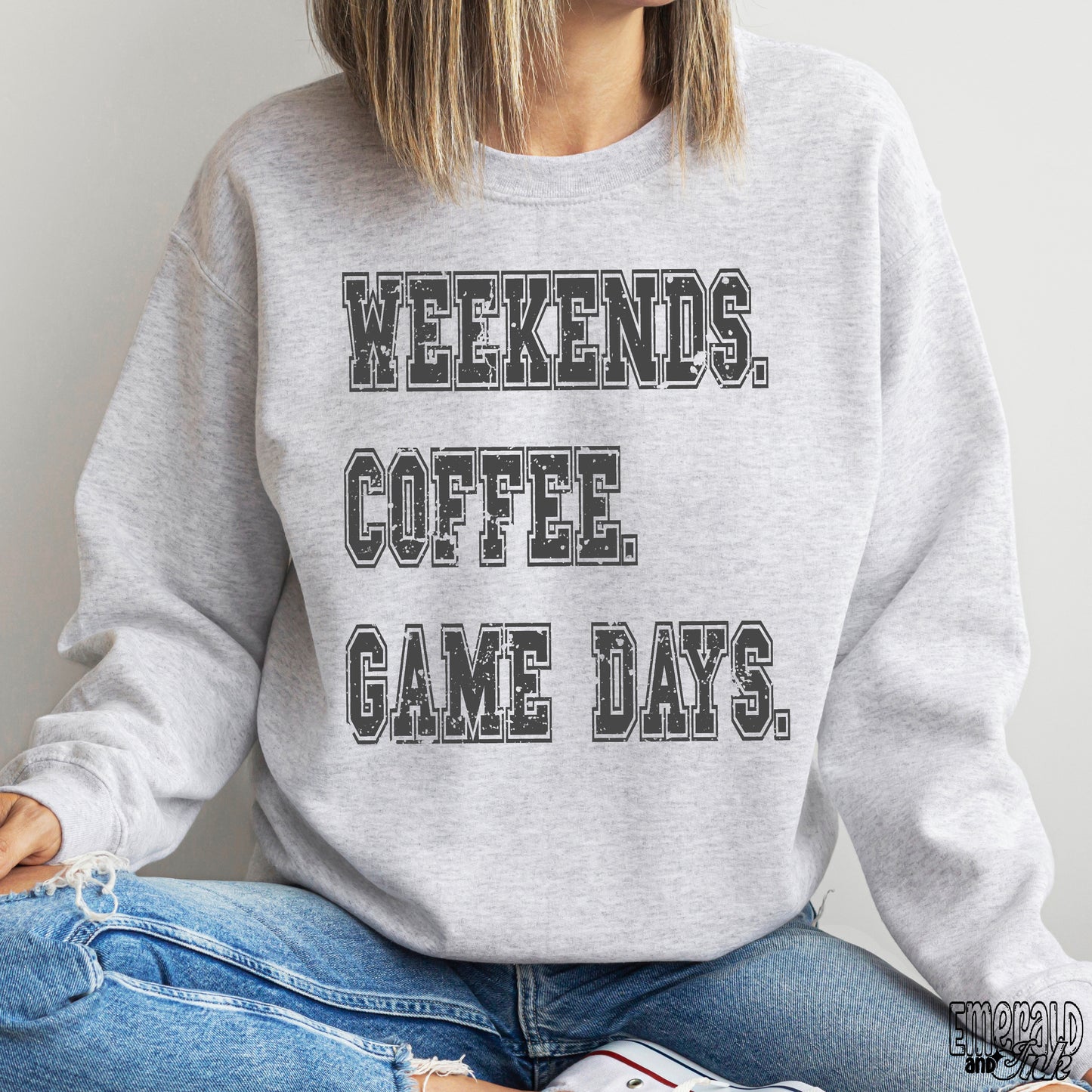 Weekends. Coffee. Game Days. - DTF Transfer