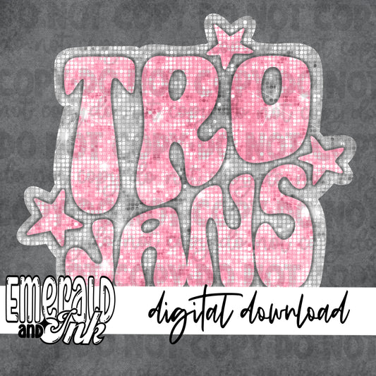 Trojans Blingy Pink - Digital Download