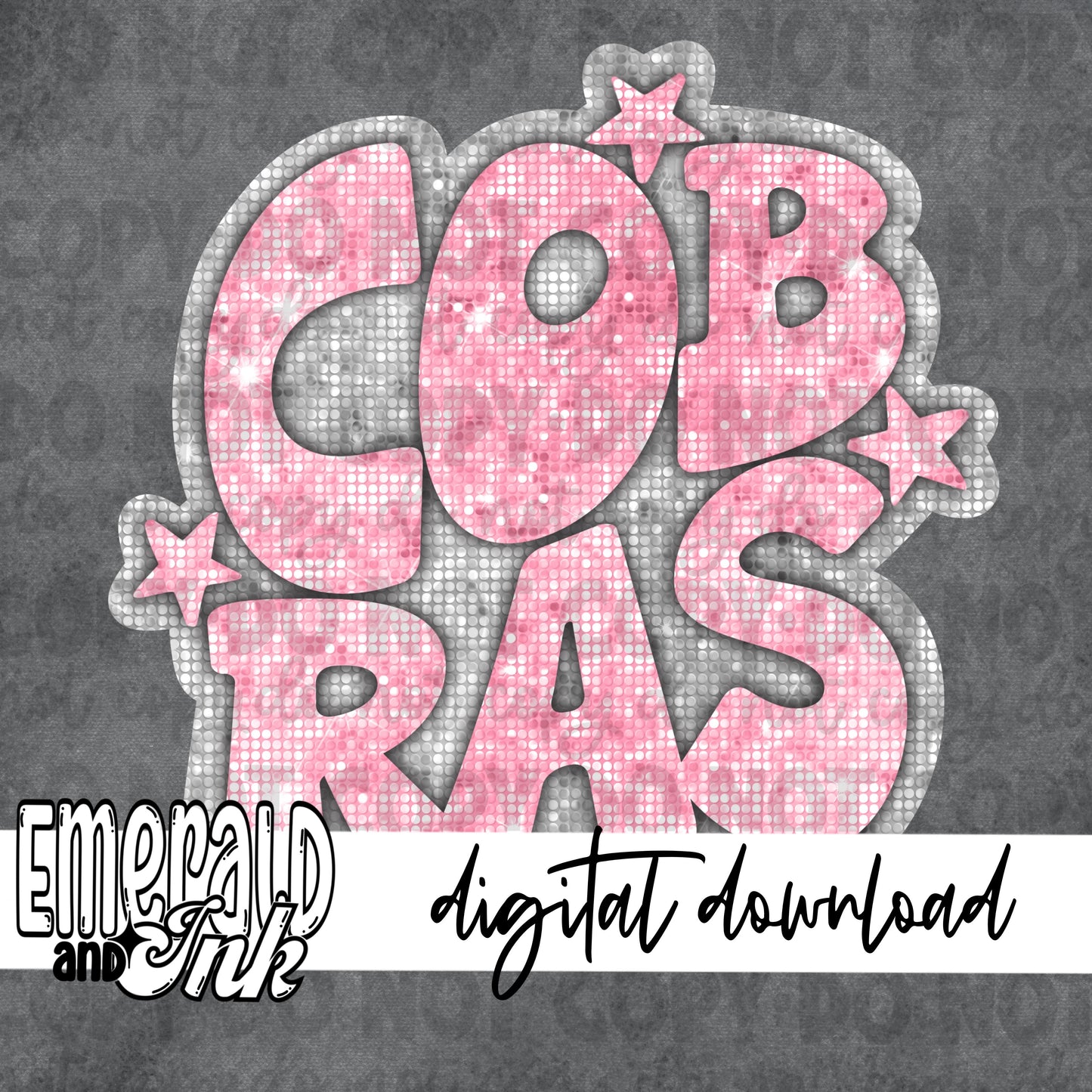 Cobras Blingy Pink - Digital Download