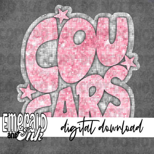 Cougars Blingy Pink - Digital Download