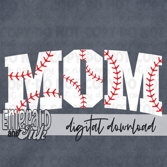 Mom Varsity - Baseball - DIGITAL Download