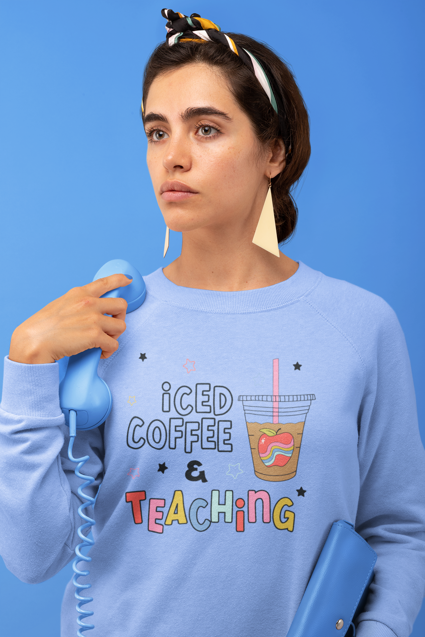 Iced coffee & teaching  - DTF Transfer*TAT 7 biz days