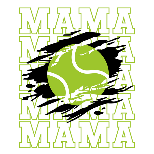 Mama Stacked Tennis (Ball) - DIGITAL Download