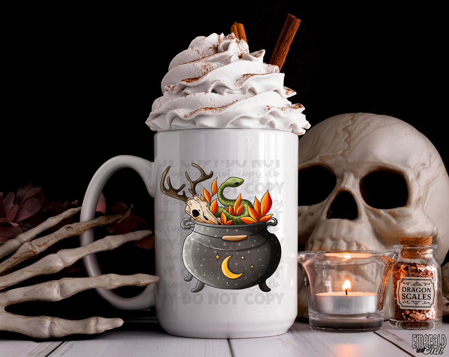 Witches Cauldron - UVDTF Mug/Cup Transfer