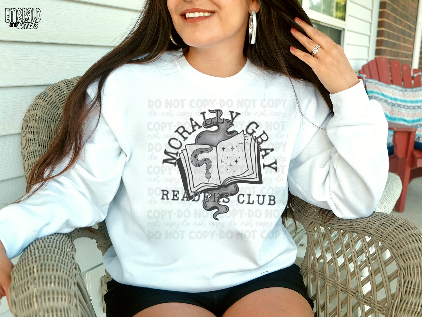 Morally gray readers club - Adult Size Sublimation Transfer