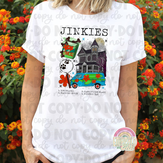 Jinkies - Adult Size Sublimation Transfer