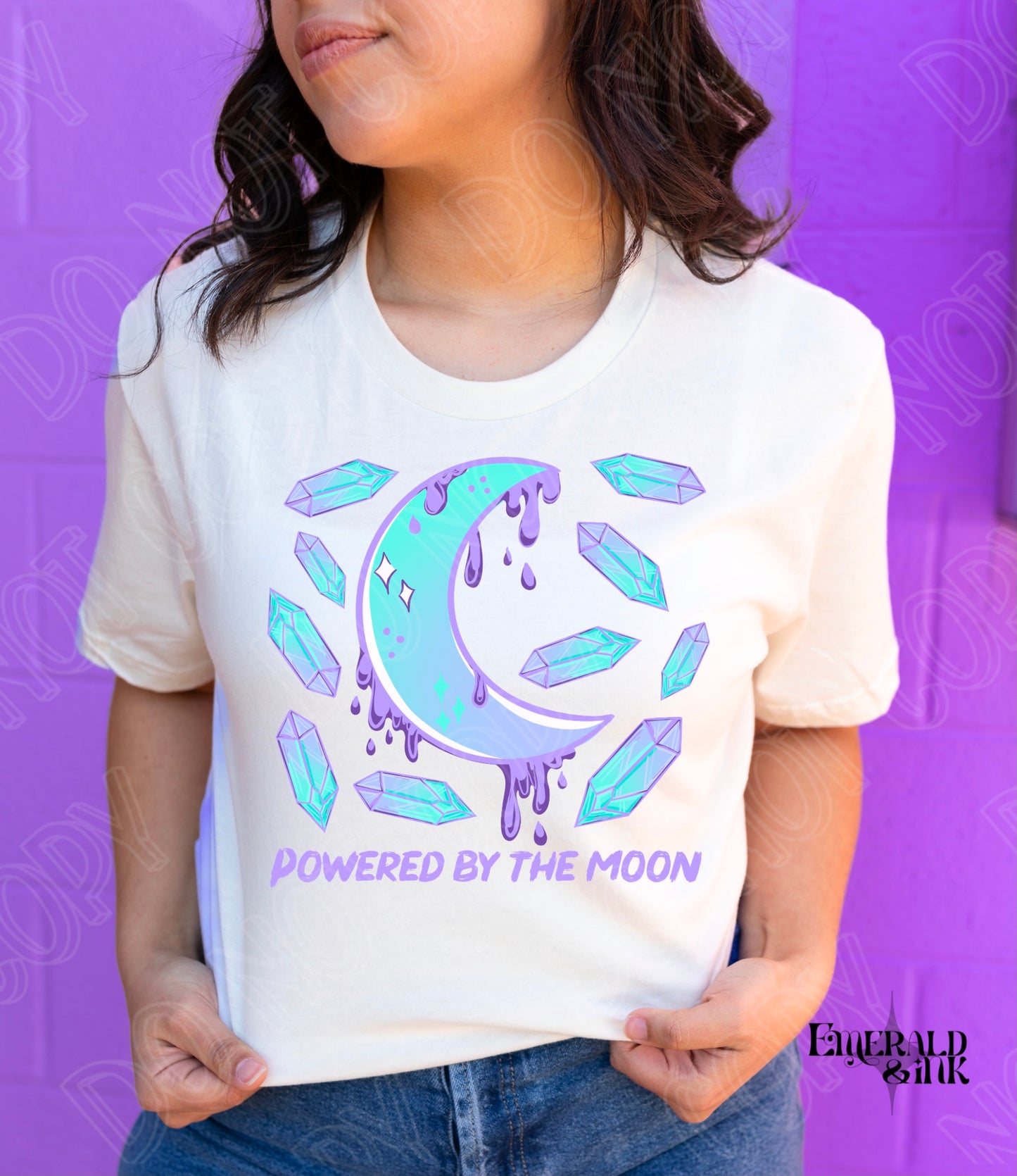 Powered by the moon - Adult Size Sublimation Transfer